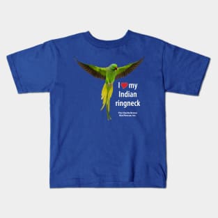 CB Indian Ringneck Parakeet Kids T-Shirt